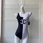 Bagsaaa Chanel One Piece Black and White - 1