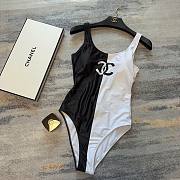 Bagsaaa Chanel One Piece Black and White - 2