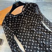 Bagsaaa Louis Vuitton Bodysuit Swimwear Black Monogram - 4