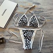 Bagsaaa Chanel Black Flower Bikini  - 3