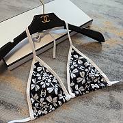 Bagsaaa Chanel Black Flower Bikini  - 5