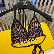 Bagsaaa Fendi FF Pattern Brown Bikini - 3