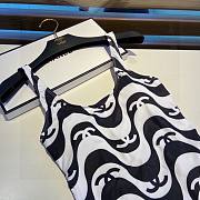 Bagsaaa Chanel White and Black One Piece Swimwear 02 - 6
