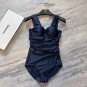 Bagsaaa Chanel White and Black One Piece Swimwear 03 - 1