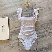 Bagsaaa Chanel White One Piece Swimwear - 1