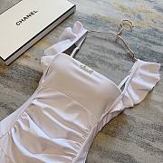 Bagsaaa Chanel White One Piece Swimwear - 3