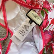 Bagsaaa Gucci Red Flower One Piece Swimwear - 3