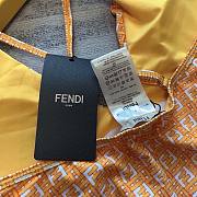Bagsaaa Fendi Ff-motif U-neck Swimsuit In Orange - 3