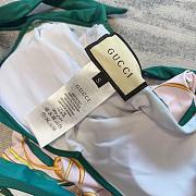 Bagsaaa Gucci Green Flower One Piece Swimwear - 5