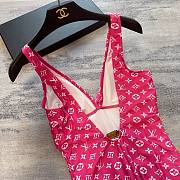 Bagsaaa Louis Vuitton One-piece swimsuit pink monogram - 5