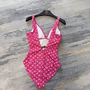 Bagsaaa Louis Vuitton One-piece swimsuit pink monogram - 6