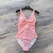 Bagsaaa Louis Vuitton One-piece swimsuit light pink monogram - 1