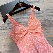 Bagsaaa Louis Vuitton One-piece swimsuit light pink monogram - 4