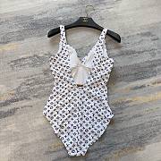 Bagsaaa Louis Vuitton One-piece swimsuit white monogram - 3