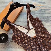 Bagsaaa Louis Vuitton One-piece swimsuit brown monogram - 4