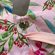 Bagsaaa Valentino Flower Pink One Piece Swimwear - 3