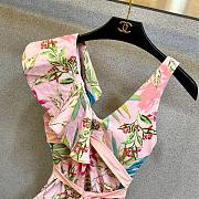 Bagsaaa Valentino Flower Pink One Piece Swimwear - 5
