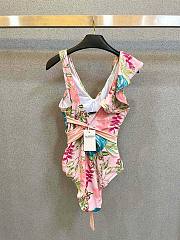 Bagsaaa Valentino Flower Pink One Piece Swimwear - 6