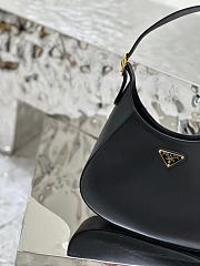 Bagsaaa Prada Cleo Shoulder Bag With Adjustable Strap In Black - 27x20x7cm - 3