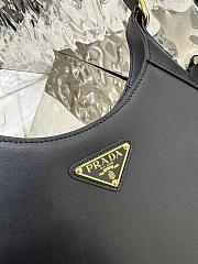 Bagsaaa Prada Cleo Shoulder Bag With Adjustable Strap In Black - 27x20x7cm - 2