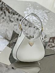 	 Bagsaaa Prada Cleo Shoulder Bag With Adjustable Strap In White - 27x20x7cm - 5