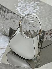 	 Bagsaaa Prada Cleo Shoulder Bag With Adjustable Strap In White - 27x20x7cm - 2