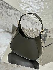 	 Bagsaaa Prada Cleo Shoulder Bag With Adjustable Strap In Green - 27x20x7cm - 4