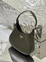 	 Bagsaaa Prada Cleo Shoulder Bag With Adjustable Strap In Green - 27x20x7cm - 2