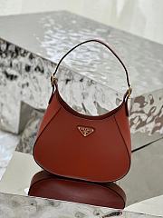 	 Bagsaaa Prada Cleo Shoulder Bag With Adjustable Strap In Orange - 27x20x7cm - 1