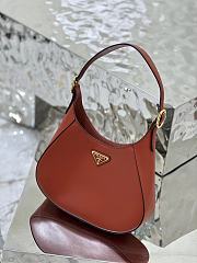 	 Bagsaaa Prada Cleo Shoulder Bag With Adjustable Strap In Orange - 27x20x7cm - 4