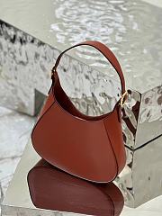 	 Bagsaaa Prada Cleo Shoulder Bag With Adjustable Strap In Orange - 27x20x7cm - 3