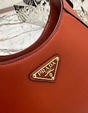 	 Bagsaaa Prada Cleo Shoulder Bag With Adjustable Strap In Orange - 27x20x7cm - 2