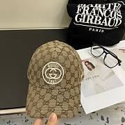 Bagsaaa Gucci GG Ebony Brown Front Logo Cap - 2