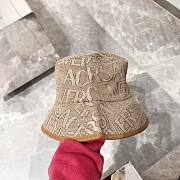 Bagsaaa Versace Allover Front Logo Brown cotton bucket hat - 4