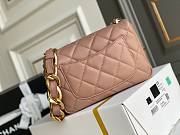 Bagsaaa Chanel Funky Town Small Flap Bag In Beige - 17x21x6cm - 5