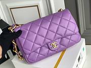 Bagsaaa Chanel Funky Town Large Flap Bag In Purple - 27cm - 2