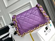 Bagsaaa Chanel Funky Town Large Flap Bag In Purple - 27cm - 4