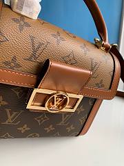 Bagsaaa Louis Vuitton Dauphine Top Handle Bag - 17.5x17.5x9 cm - 2
