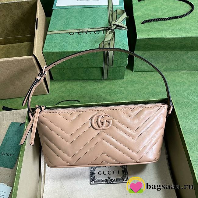 	 Bagsaaa Gucci Marmont Shoulder Bag All Beige - 23cm x 12cm x 10cm - 1
