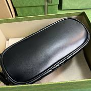 	 Bagsaaa Gucci Marmont Shoulder Bag All Black - 23cm x 12cm x 10cm - 2