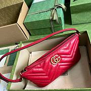 	 Bagsaaa Gucci Marmont Shoulder Bag Red - 23cm x 12cm x 10cm - 6