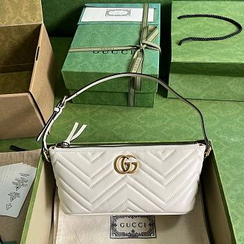 	 Bagsaaa Gucci Marmont Shoulder Bag White - 23cm x 12cm x 10cm