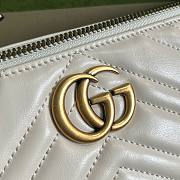 	 Bagsaaa Gucci Marmont Shoulder Bag White - 23cm x 12cm x 10cm - 5