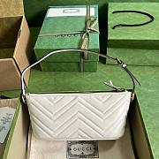 	 Bagsaaa Gucci Marmont Shoulder Bag White - 23cm x 12cm x 10cm - 4