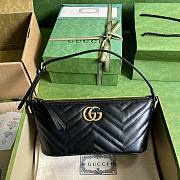 	 Bagsaaa Gucci Marmont Shoulder Bag Black - 23cm x 12cm x 10cm - 1