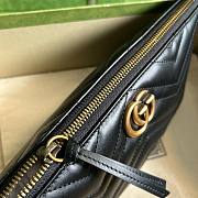 	 Bagsaaa Gucci Marmont Shoulder Bag Black - 23cm x 12cm x 10cm - 3