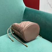 Bagsaaa Gucci Marmont Mini Bucket Bag Beige - 17 x 19 x 9 cm - 5
