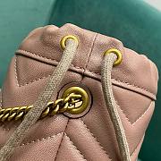 Bagsaaa Gucci Marmont Mini Bucket Bag Beige - 17 x 19 x 9 cm - 4