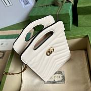 	 Bagsaaa Gucci Marmont Beloved White Bag - 23x14x4.5cm - 6