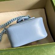 	 Bagsaaa Gucci Marmont Mini Blue Bag - 12.5x12x7cm - 6